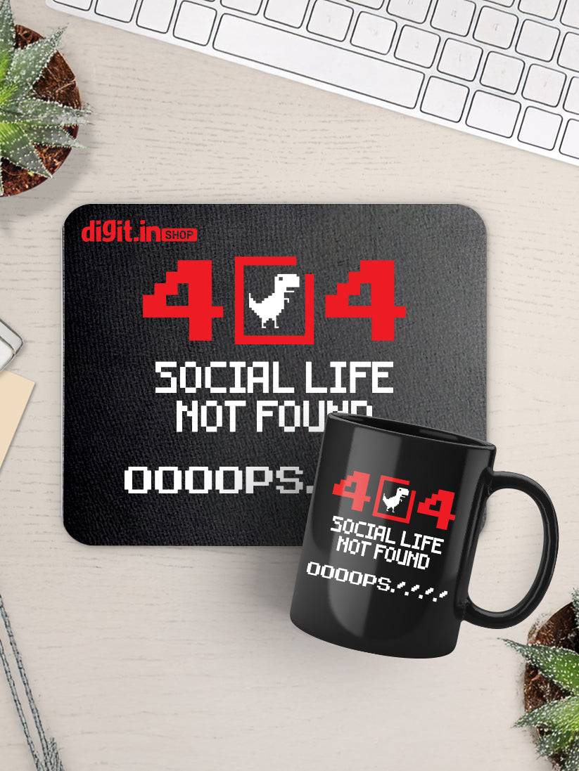 404 Mouse Pad & Mug Combo