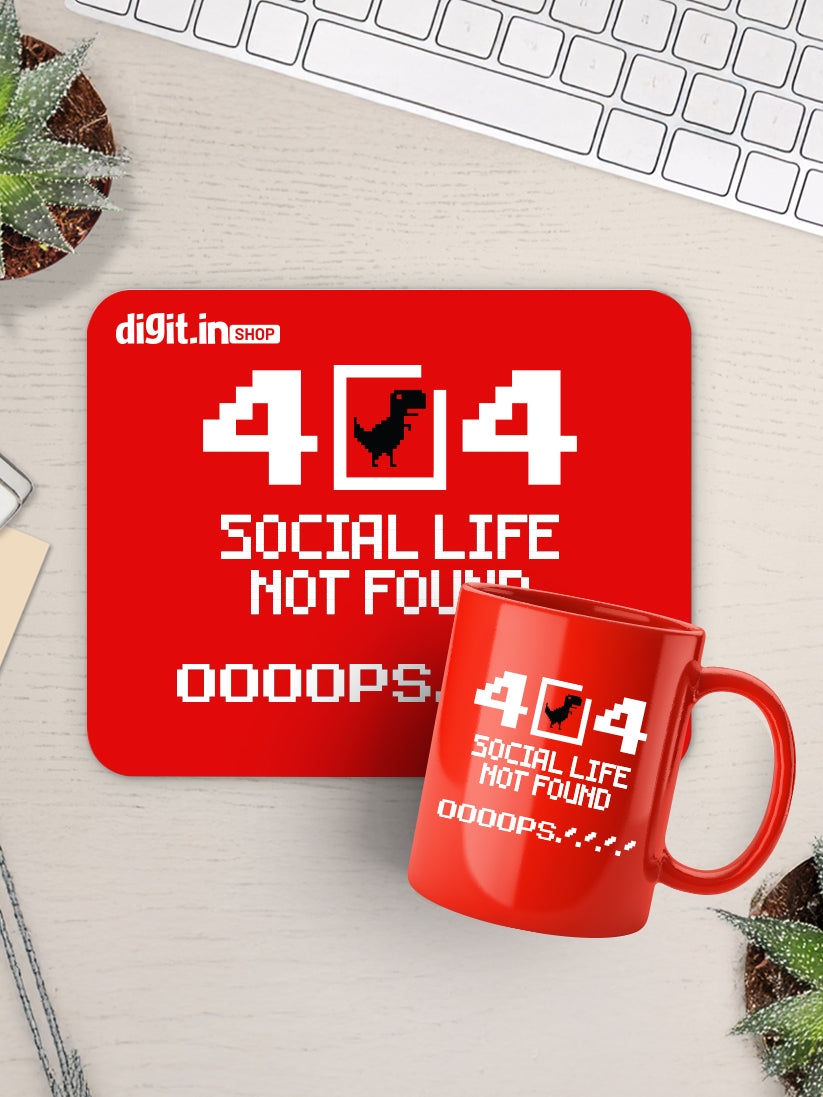 404 Mouse Pad & Mug Combo