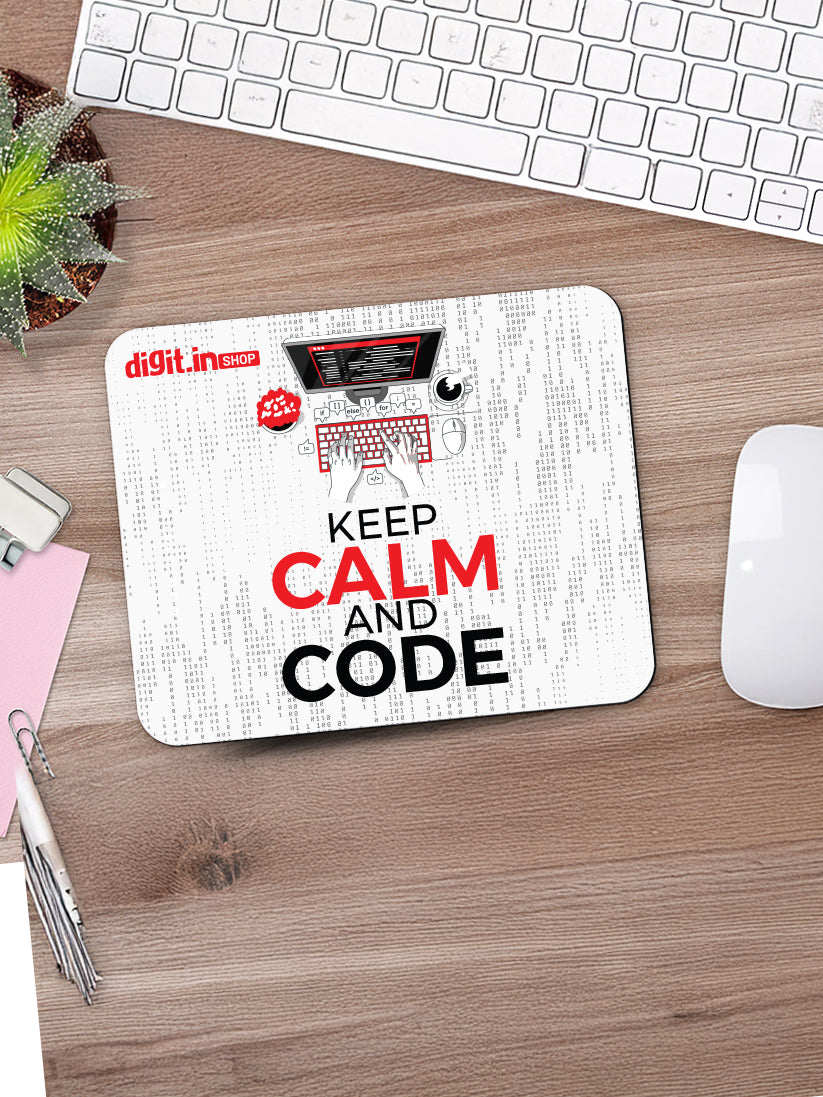 Keep Calm and Code Mouse Pad