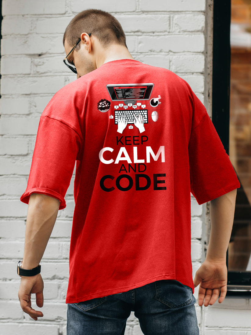Keep Calm and Code Oversized T-Shirt