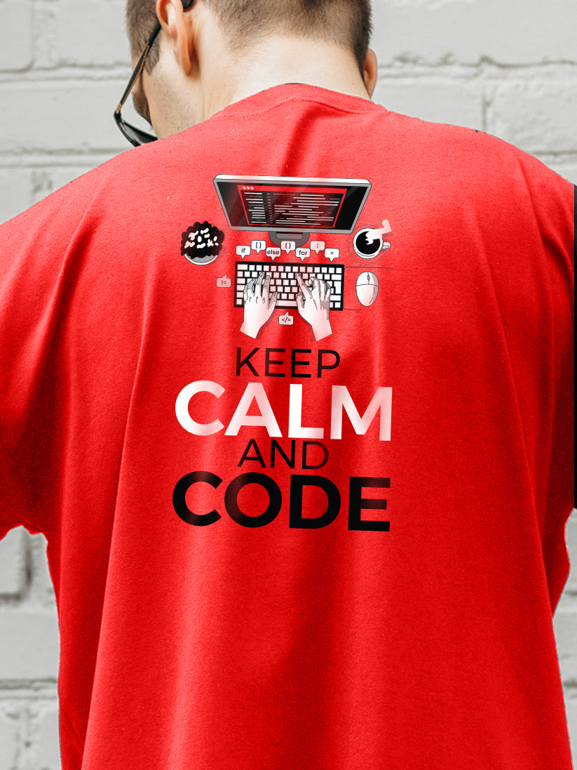 Keep Calm and Code Oversized T-Shirt