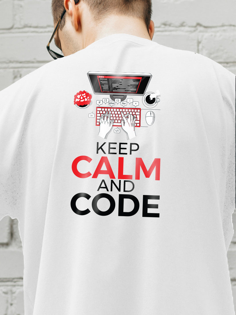 Keep Calm and Code Oversized T-Shirt