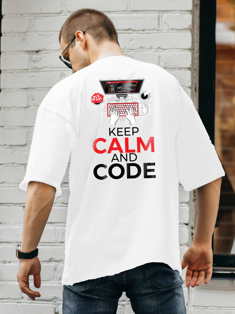 Keep Calm and Code Oversized T-Shirt