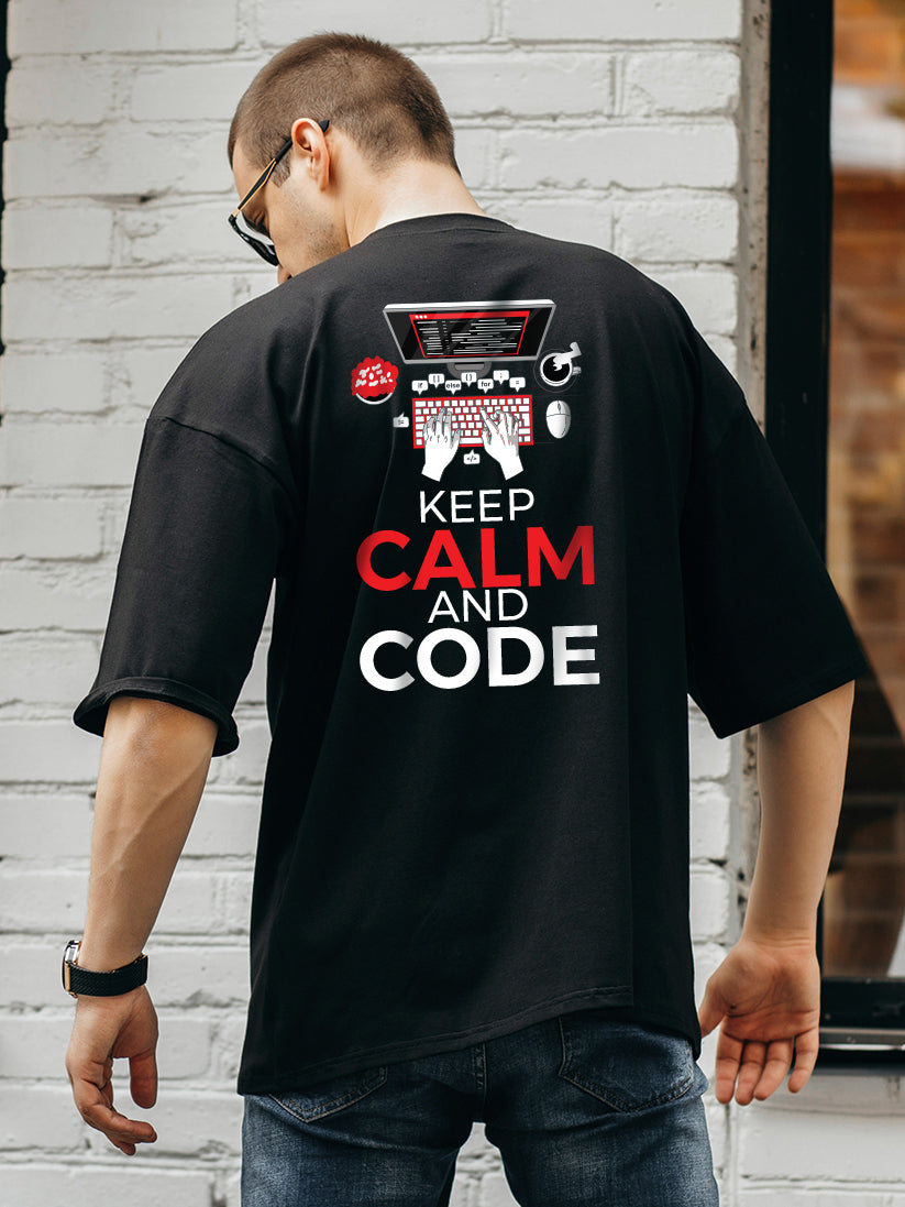 Keep Calm and Code Oversized T-Shirt