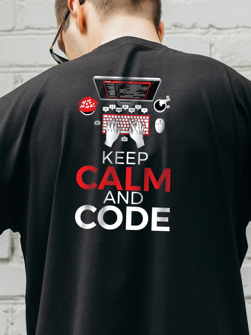 Keep Calm and Code Oversized T-Shirt