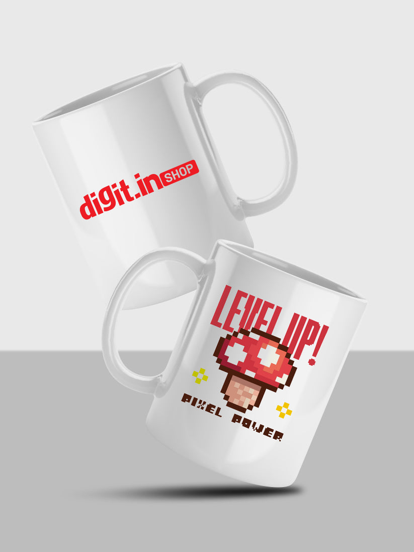 Level Up Pixel Power Mug