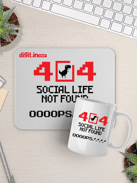 404 Mouse Pad & Mug Combo