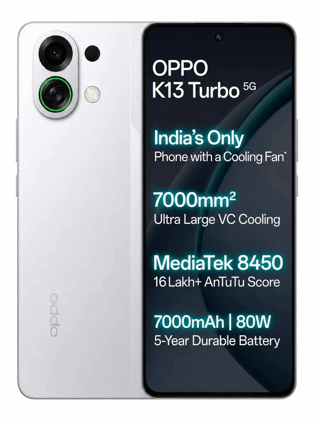 OPPO K13 Turbo 5G (8GB, 256GB)
