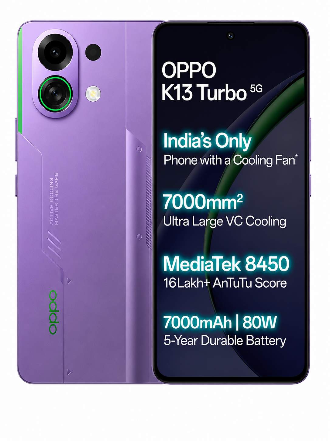 OPPO K13 Turbo 5G (8GB, 256GB)