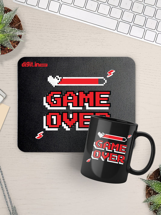 Game Over Mouse Pad & Mug Combo