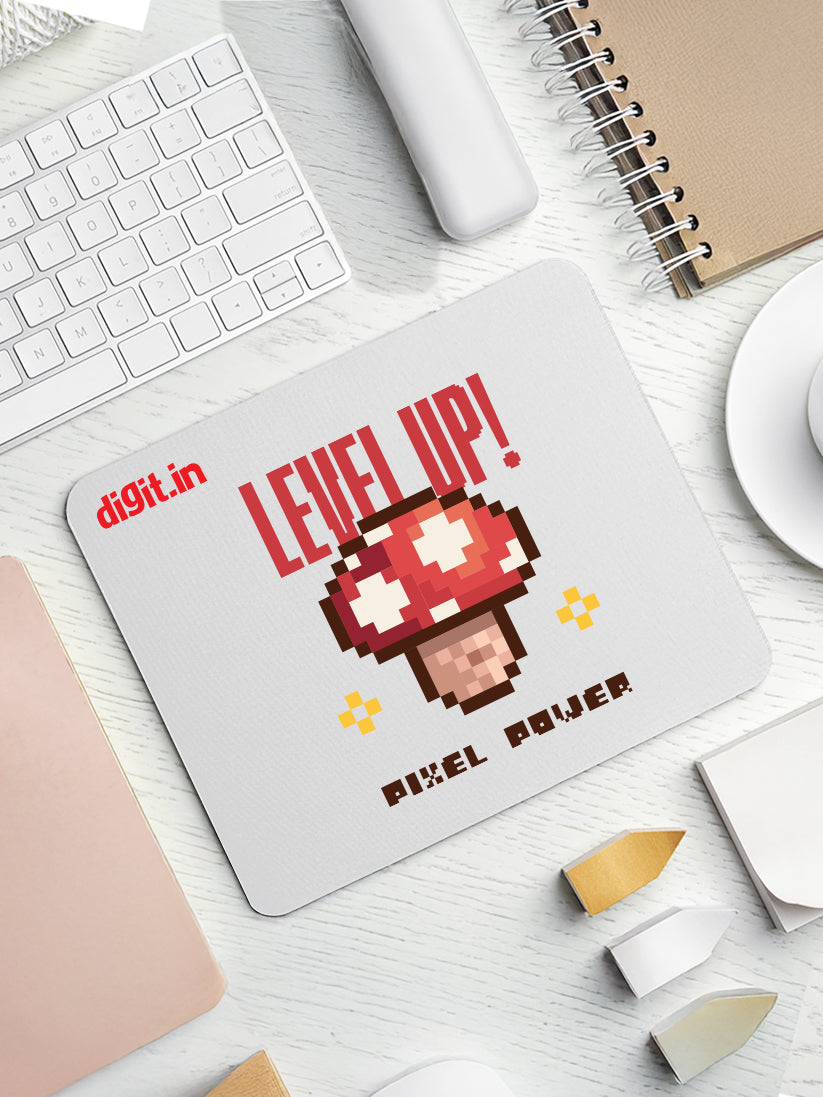 Level Up Pixel Power Mouse Pad