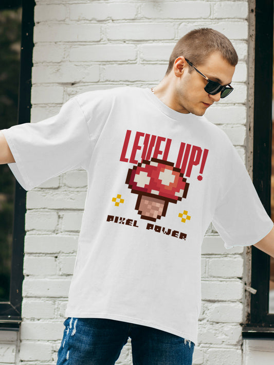 Level Up Pixel Power T-Shirt