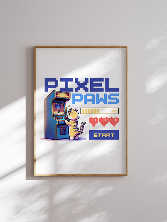 Pixel Paws Start Poster