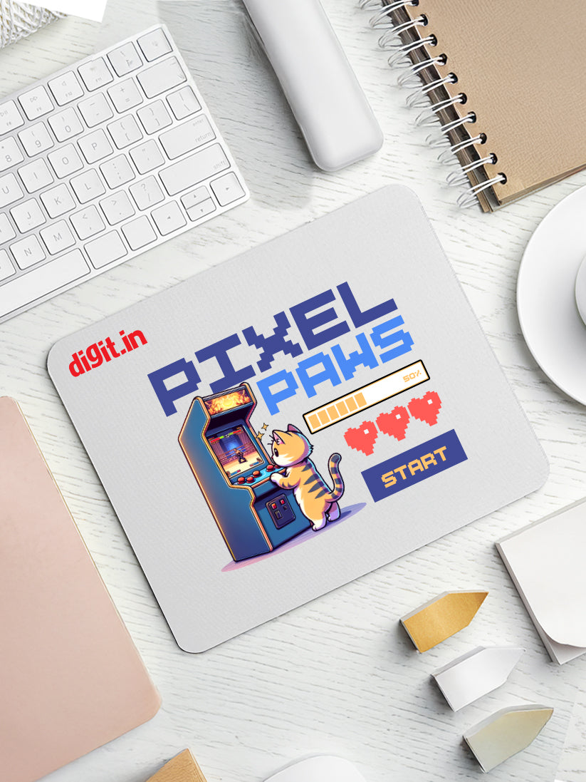 Pixel Paws Start Mouse Pad