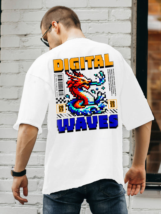 The Digital Wave Closeup T-Shirt